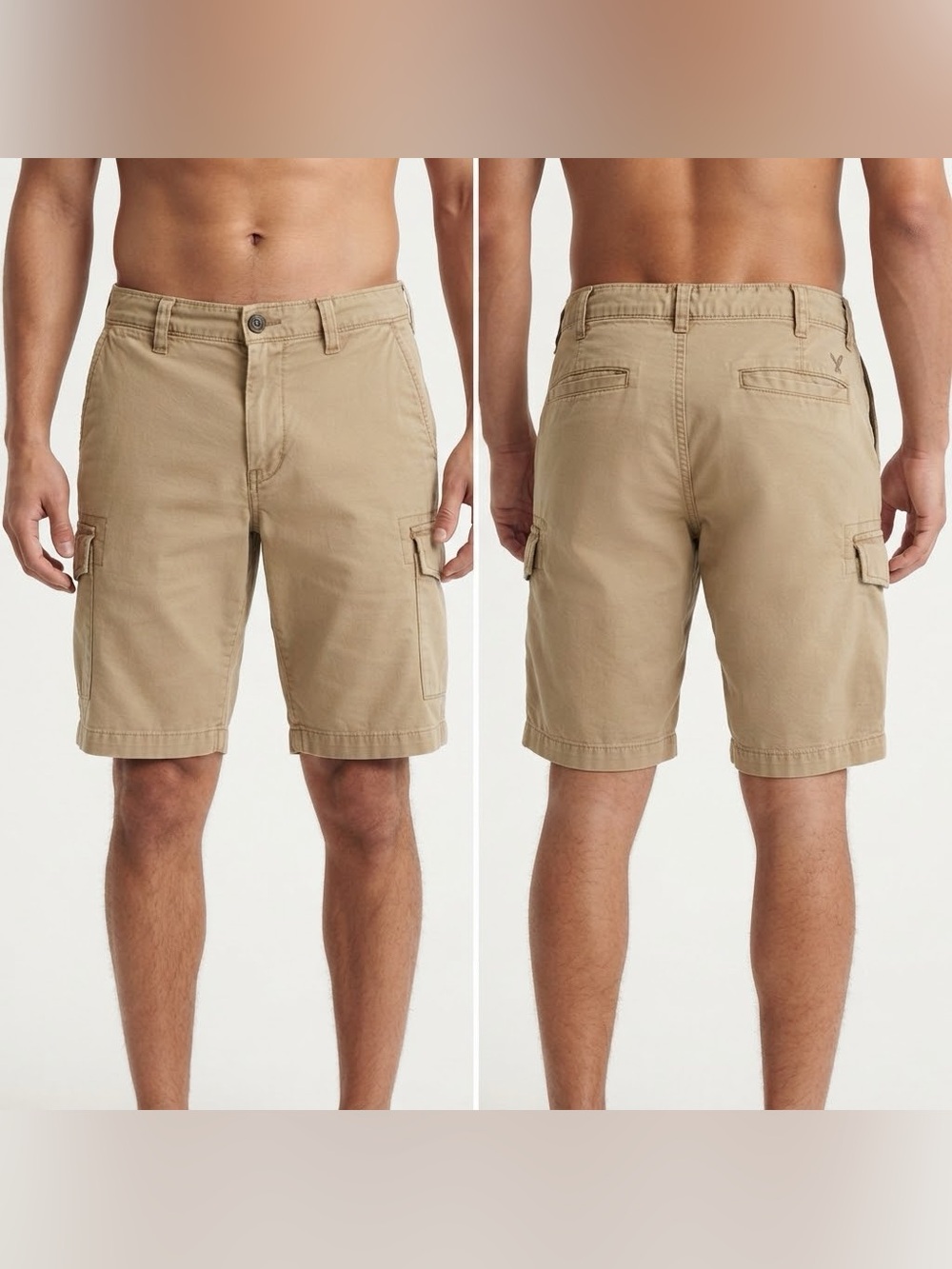 Men's Cargo Shorts in Khaki - Lightweight Casual Short